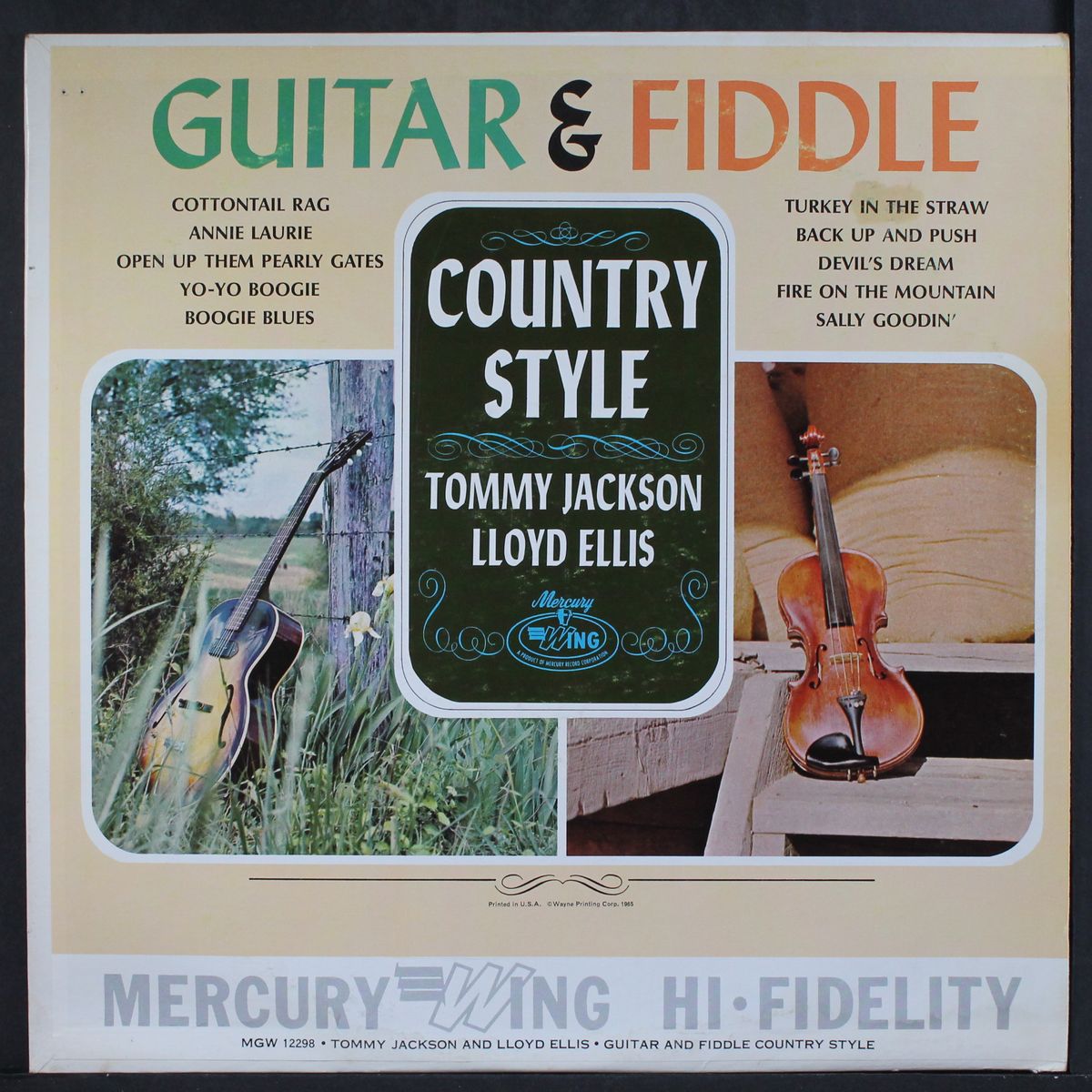 guitar & fiddly country style by TOMMY JACKSON