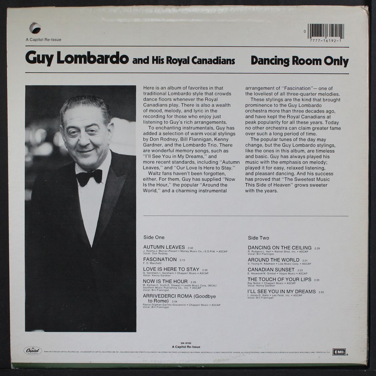 dancing room only by GUY LOMBARDO
