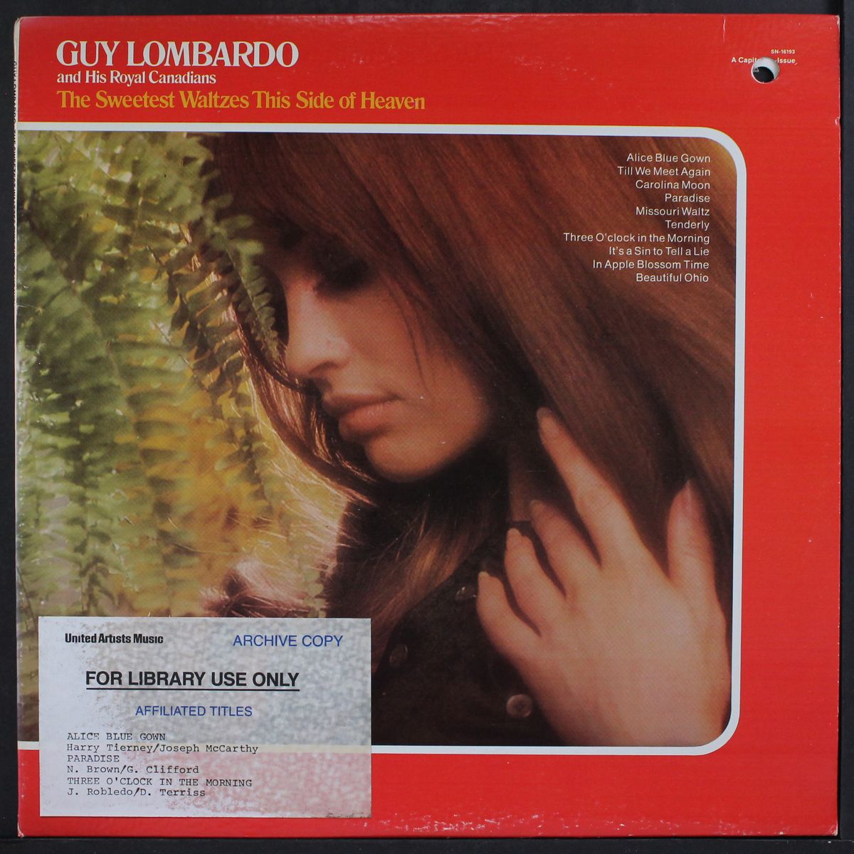 the sweetest waltzes this side of heaven by GUY LOMBARDO