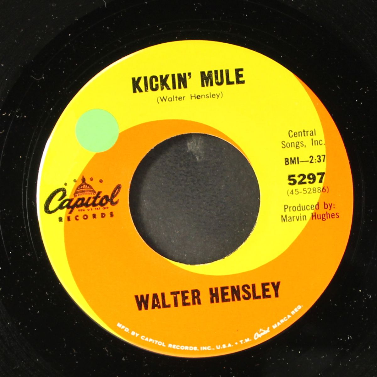 the world is waiting for the sunrise / kickin' mule by WALTER HENSLEY