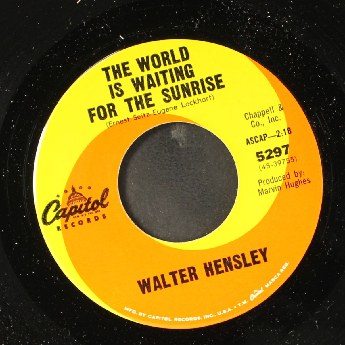 the world is waiting for the sunrise / kickin' mule by WALTER HENSLEY