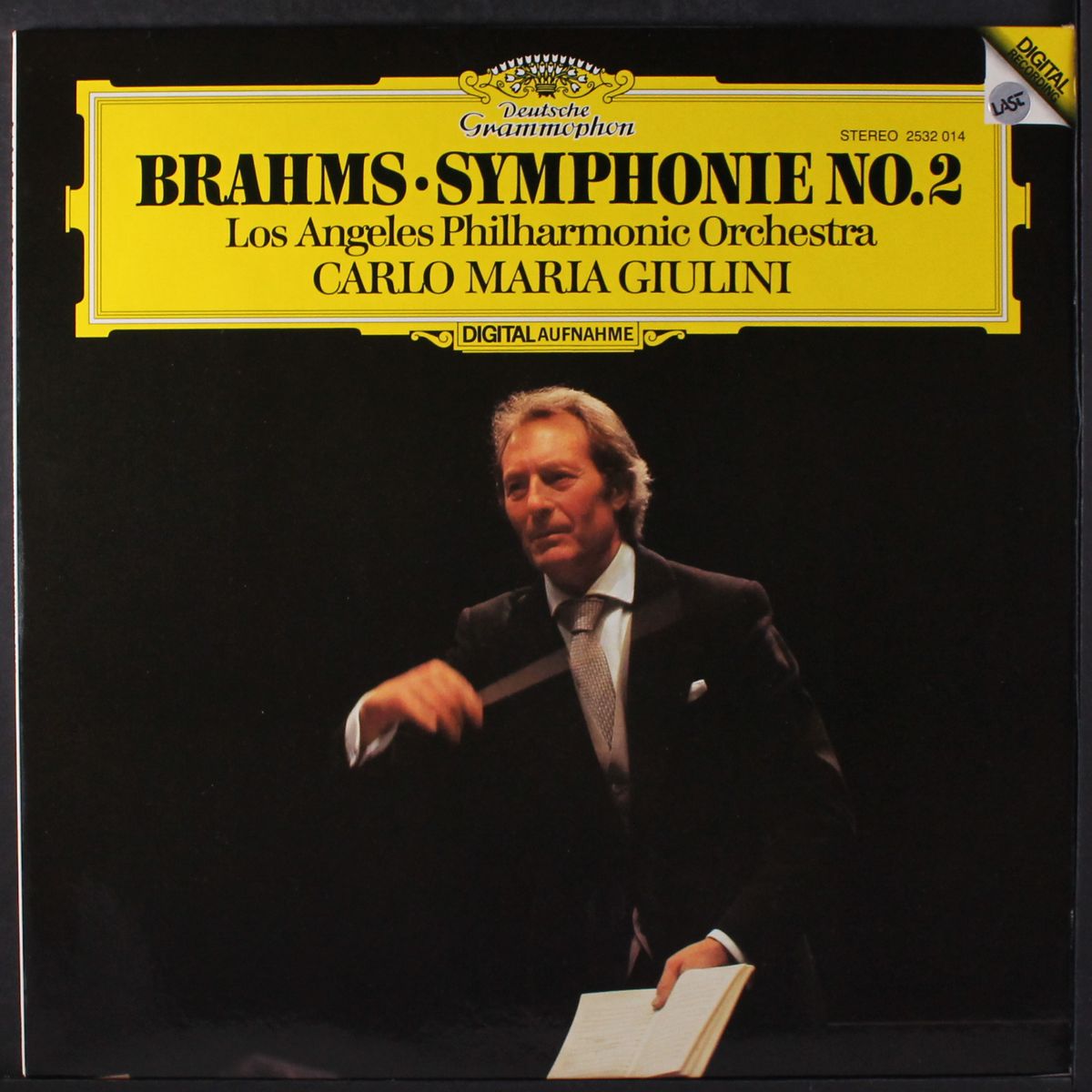 brahms: symphonie no. 2 by CARLO MARIA GIULINI