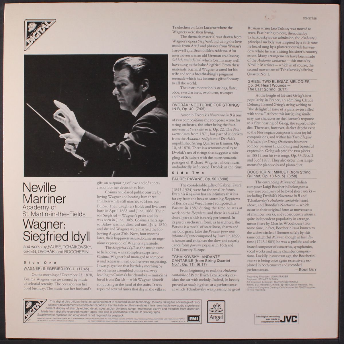 wagner: siegfried idyll by NEVILLE MARRINER