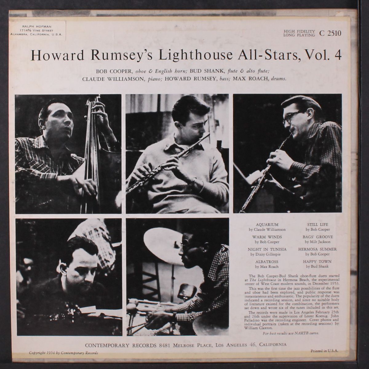 vol. 4 by HOWARD RUMSEY'S LIGHTHOUSE ALL-STARS