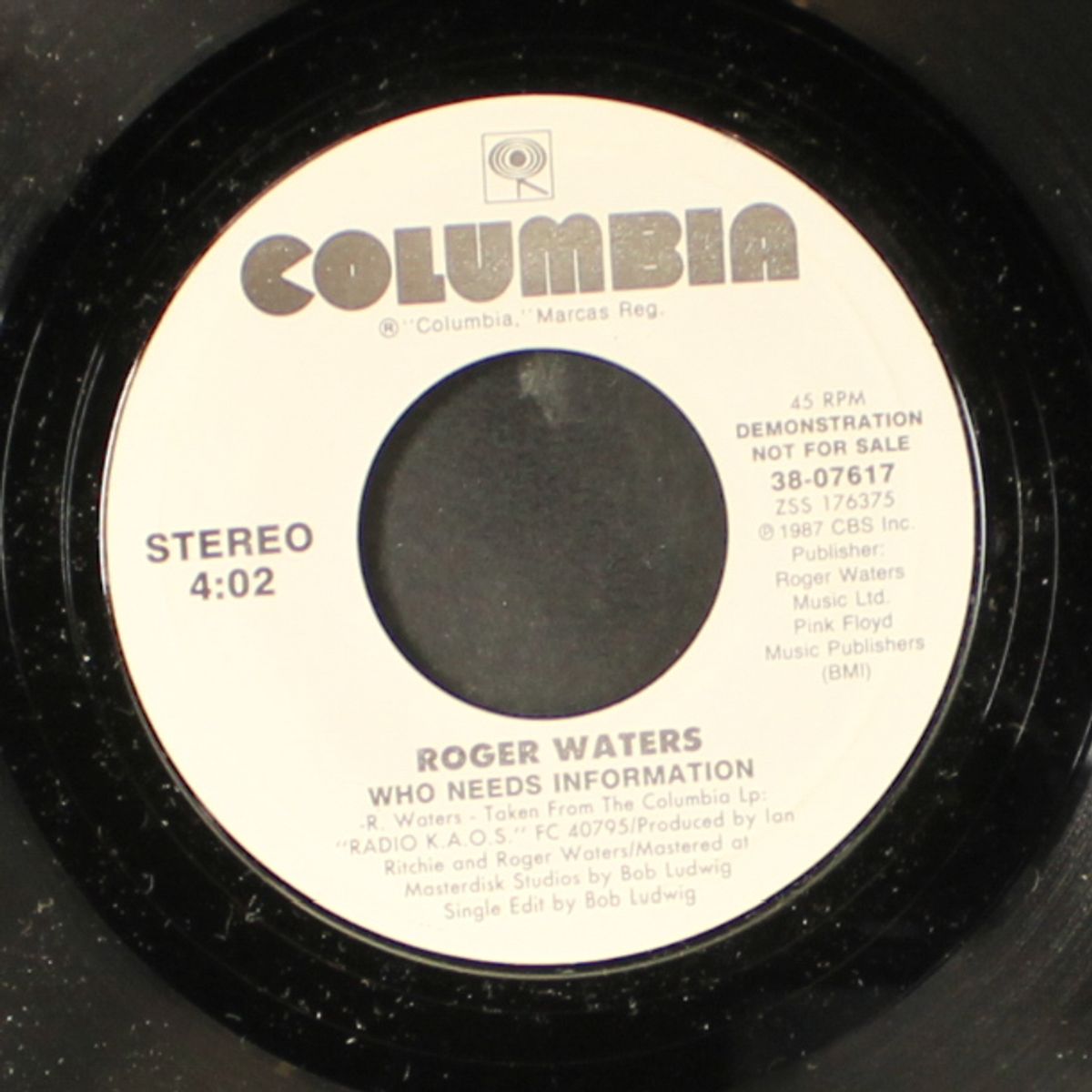 who needs information / same by ROGER WATERS