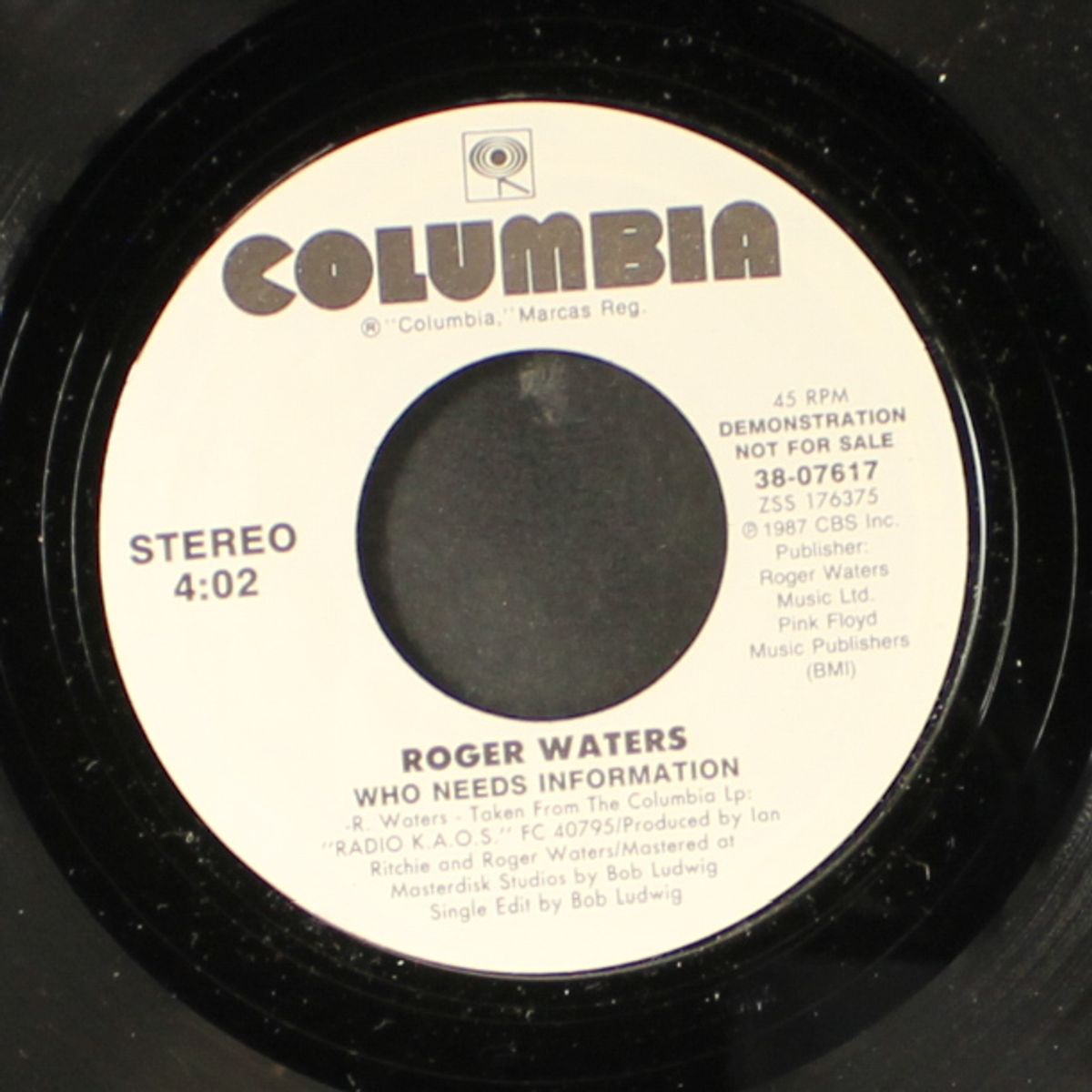who needs information / same by ROGER WATERS