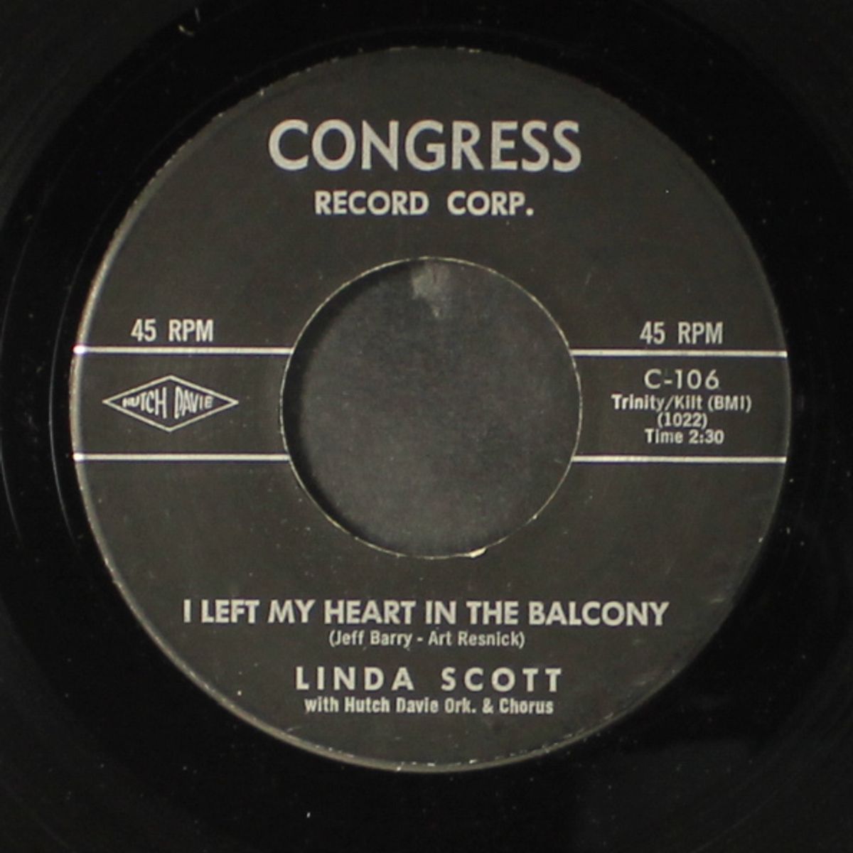 i left my heart in the balcony by LINDA SCOTT