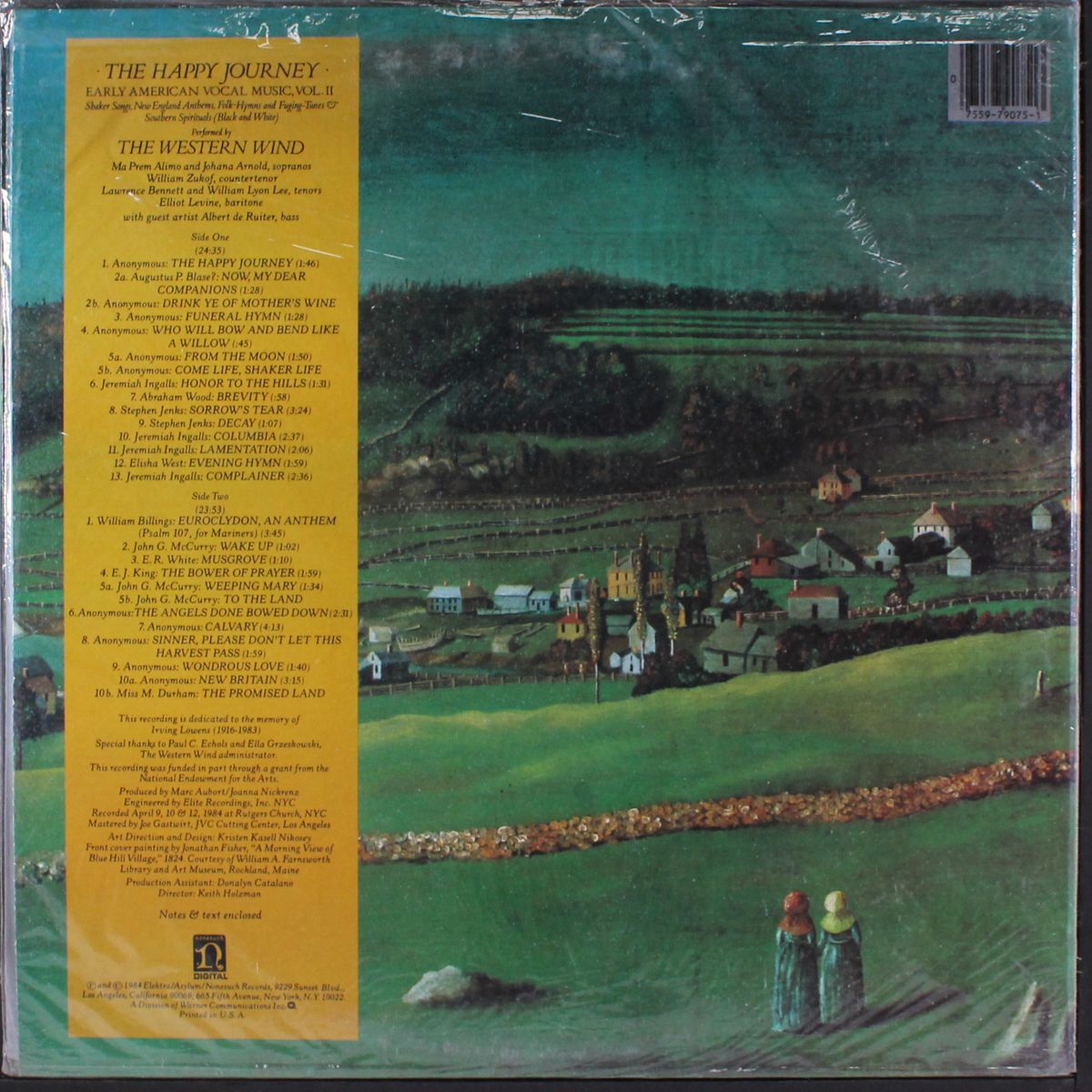 the happy journey (early american vocal music, volume 2) by WESTERN WIND