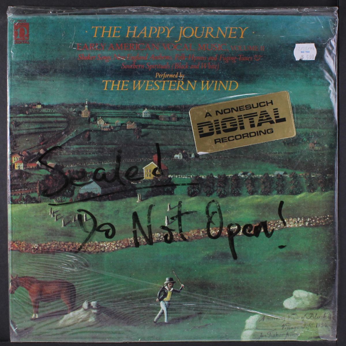 the happy journey (early american vocal music, volume 2) by WESTERN WIND