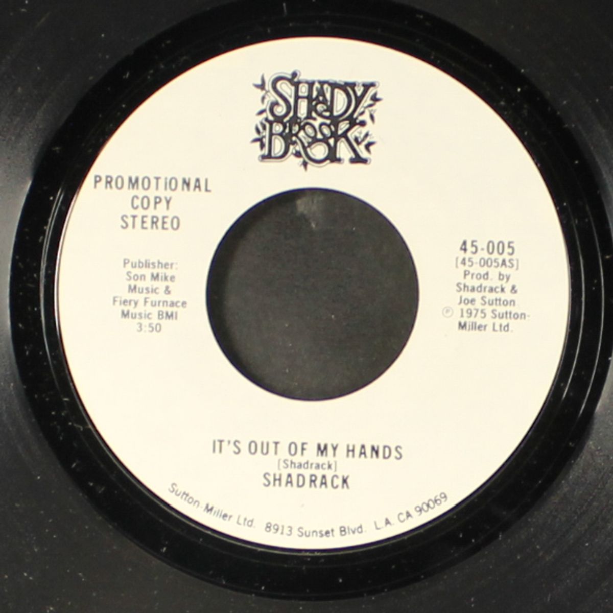 it's out of my hands by SHADRACK