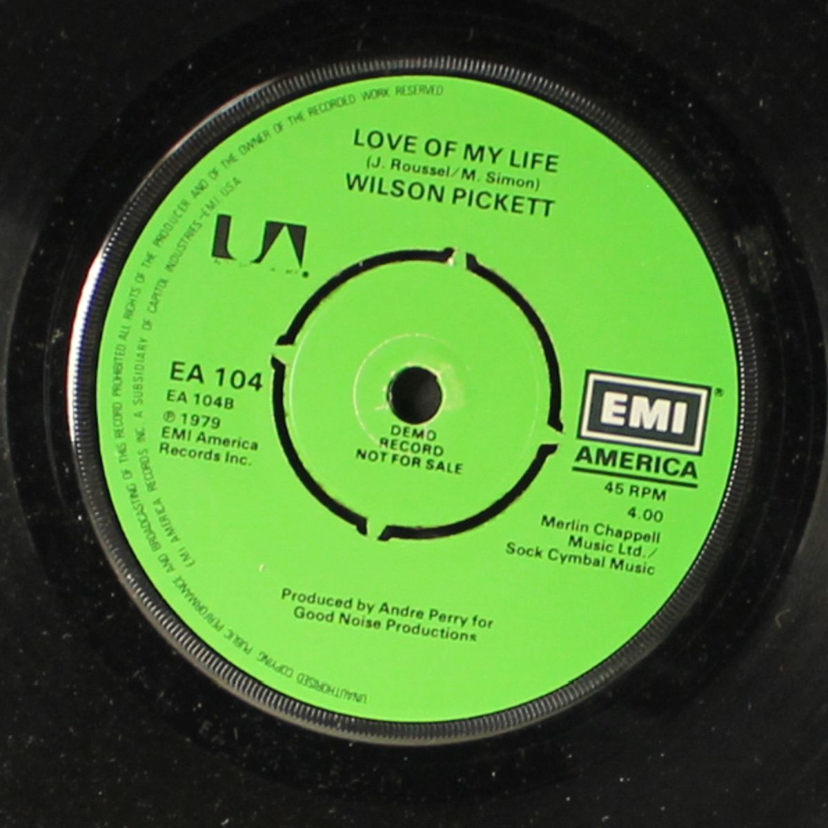 groove city / love of my life by WILSON PICKETT