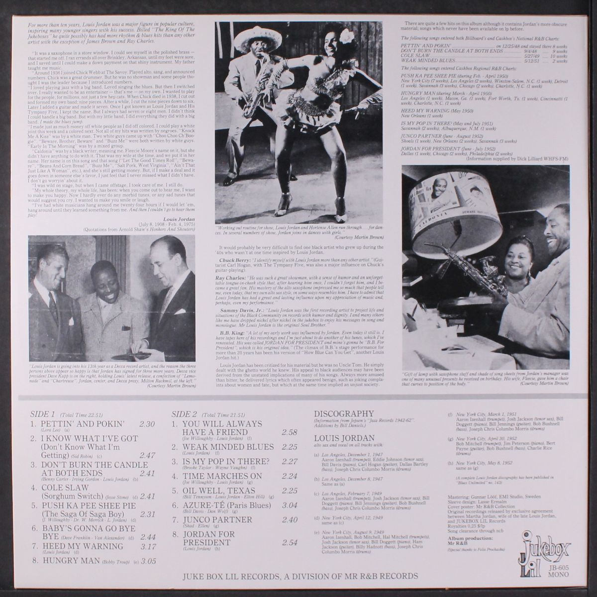 cole slaw by LOUIS JORDAN