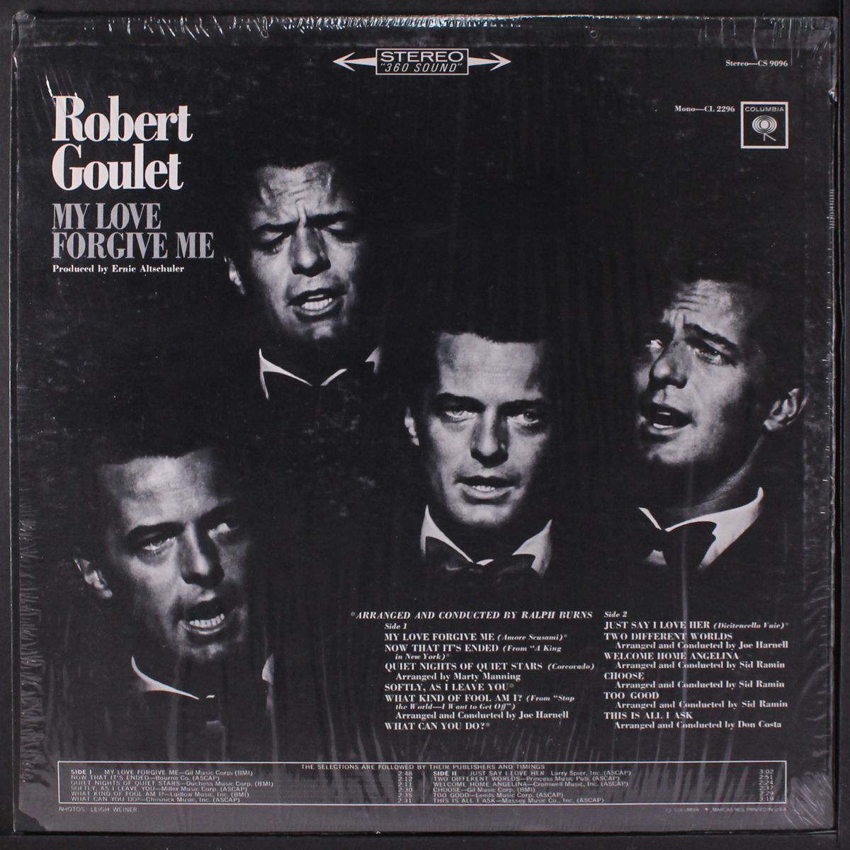 my love forgive me by ROBERT GOULET