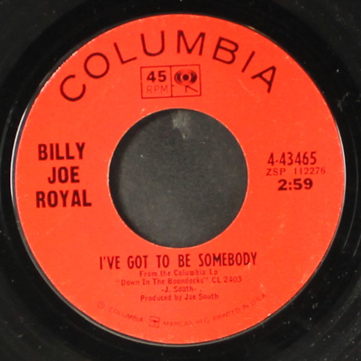 i've got to be somebody / you make me feel like a man by BILLY JOE ROYAL