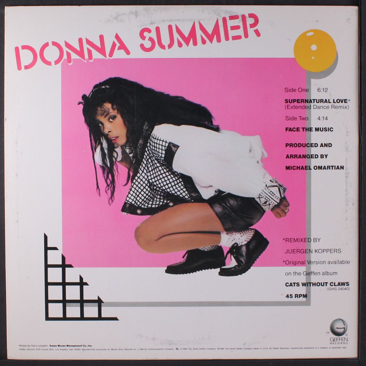 supernatural love / face the music by DONNA SUMMER