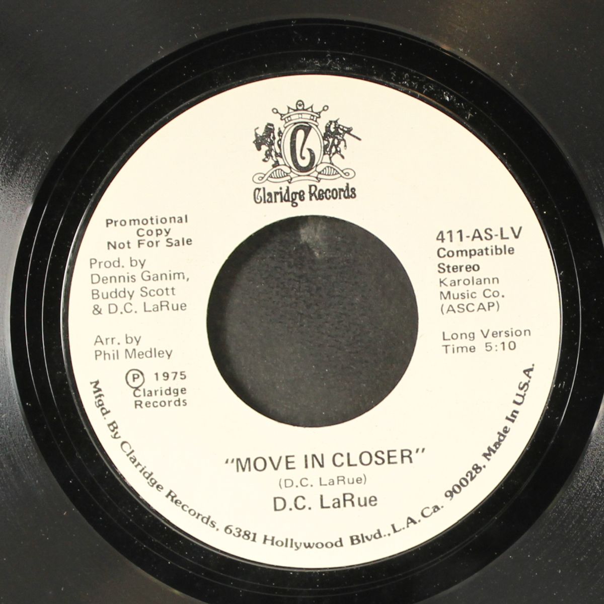 move in closer / same by D.C. LARUE