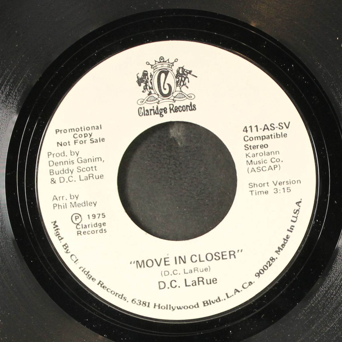 move in closer / same by D.C. LARUE
