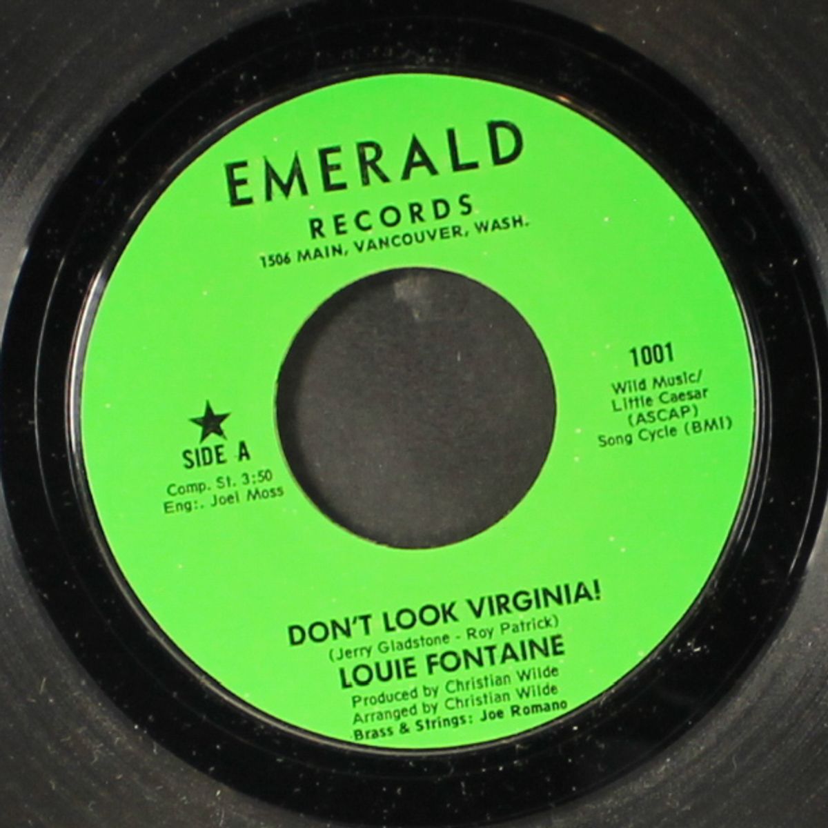 elvis is the king! / don't look virginia! by LOUIE FONTAINE
