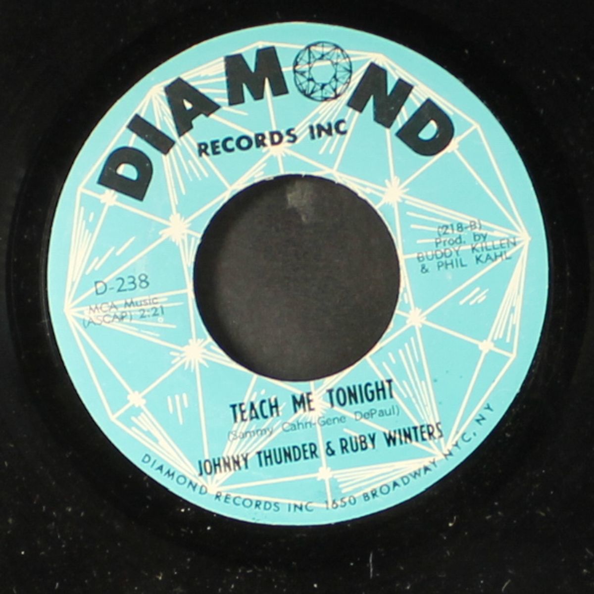 we only have one life / teach me tonight by JOHNNY THUNDER & RUBY WINTERS