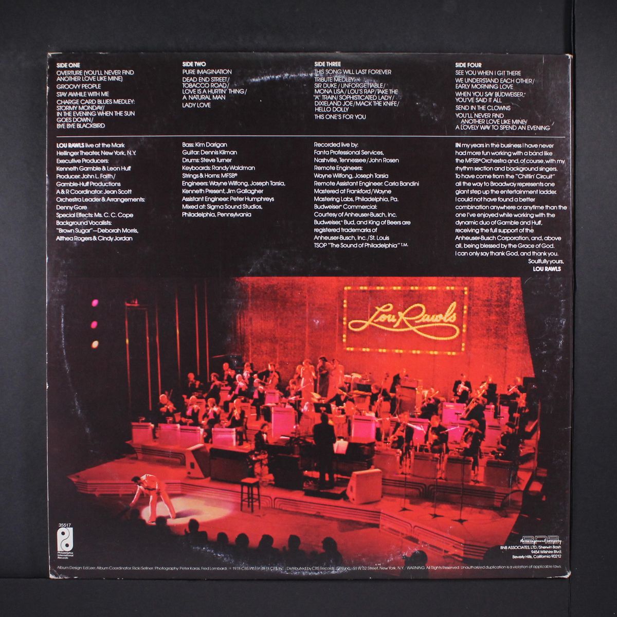 live by LOU RAWLS