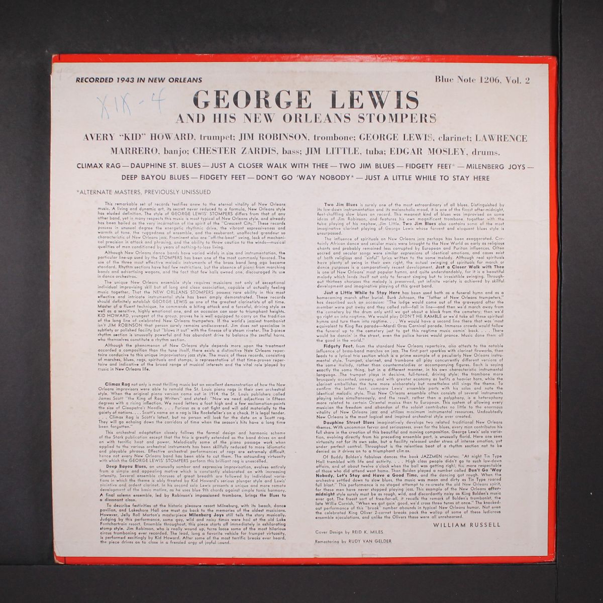 and his new orleans stompers, vol. 2 by GEORGE LEWIS