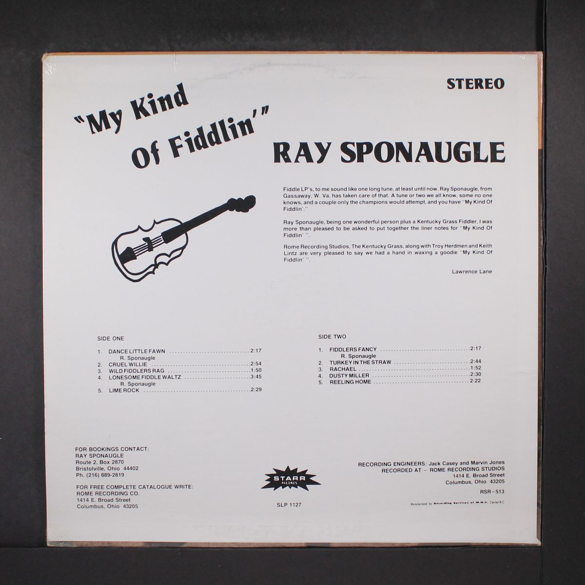 my kind of fiddlin by RAY SPONAUGLE