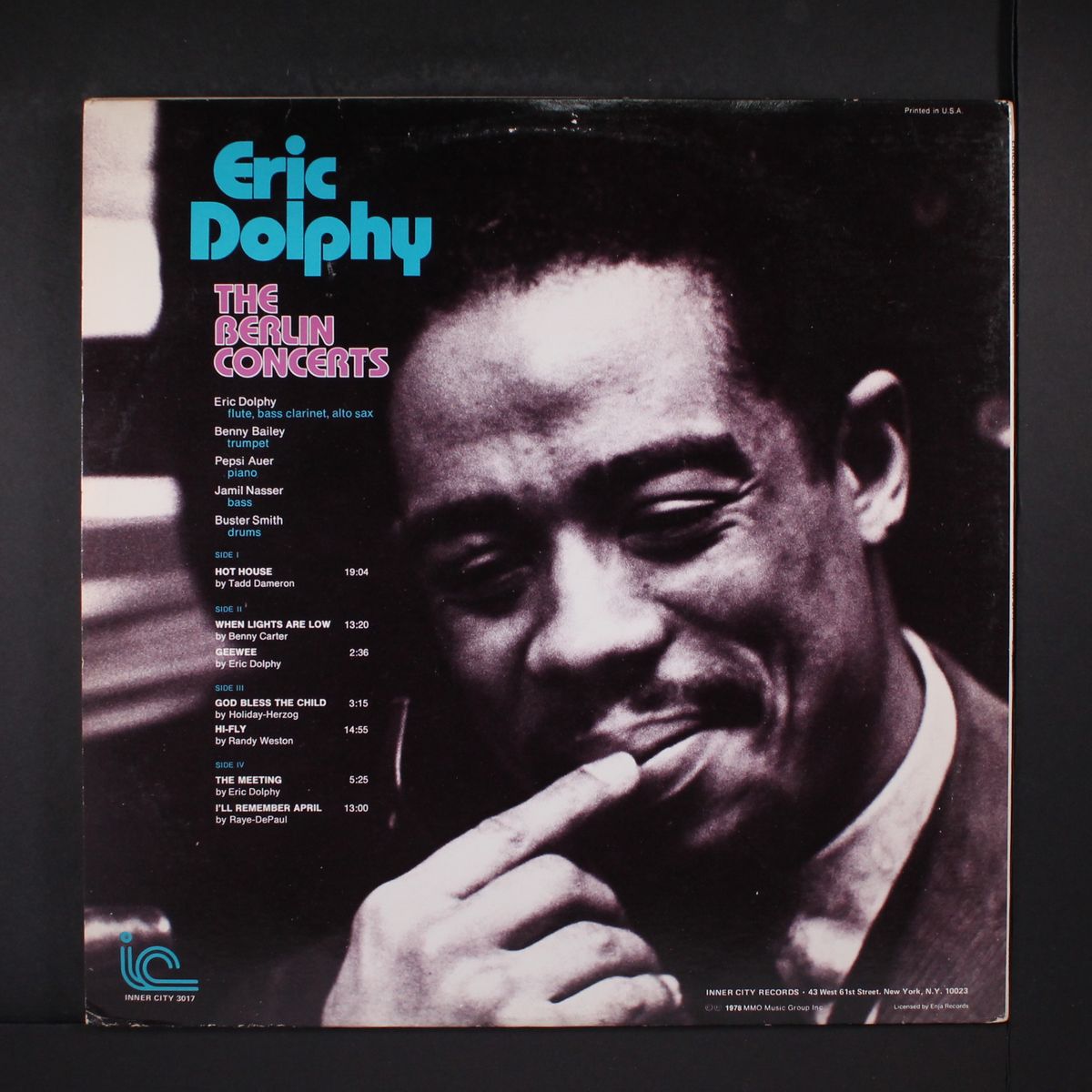 the berlin concerts by ERIC DOLPHY