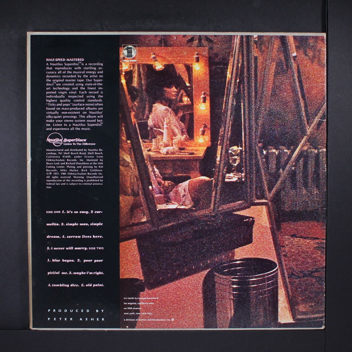 simple dreams by LINDA RONSTADT