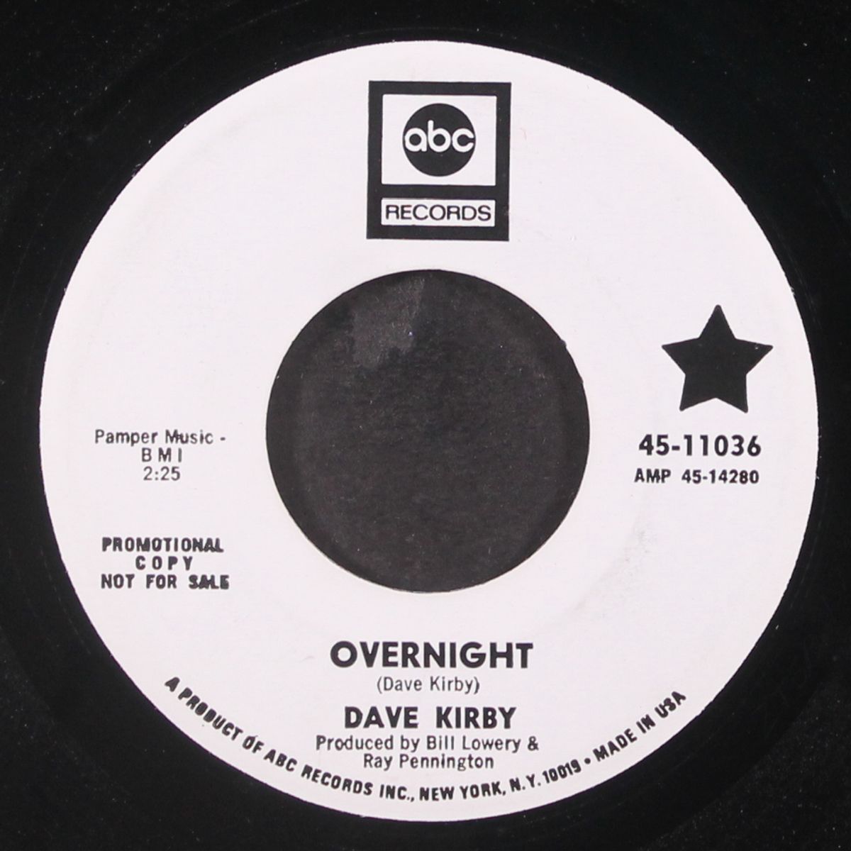 overnight / the rumor by DAVE KIRBY