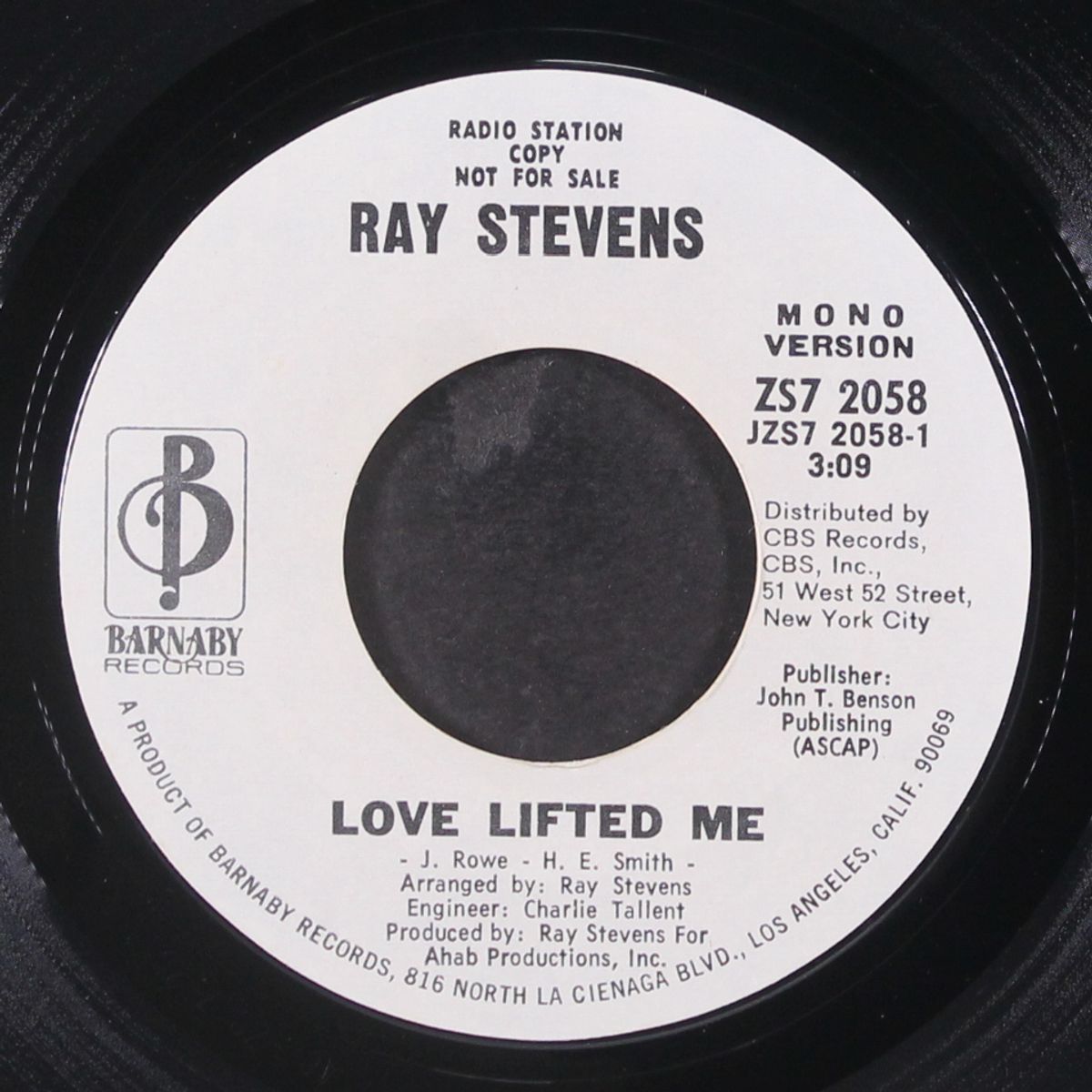 love lifted me / monkey see, monkey do by RAY STEVENS