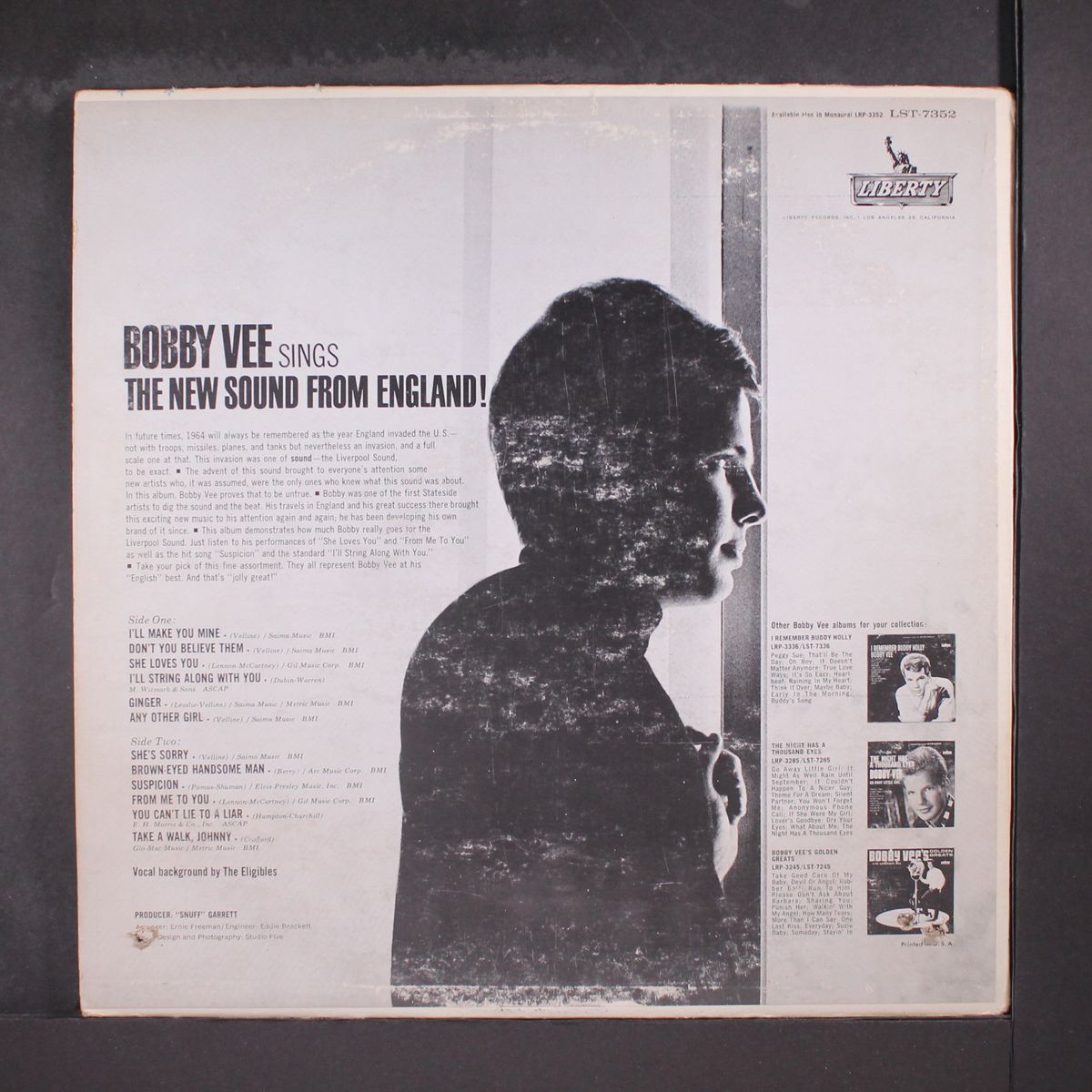 sings the new sound from england! by BOBBY VEE