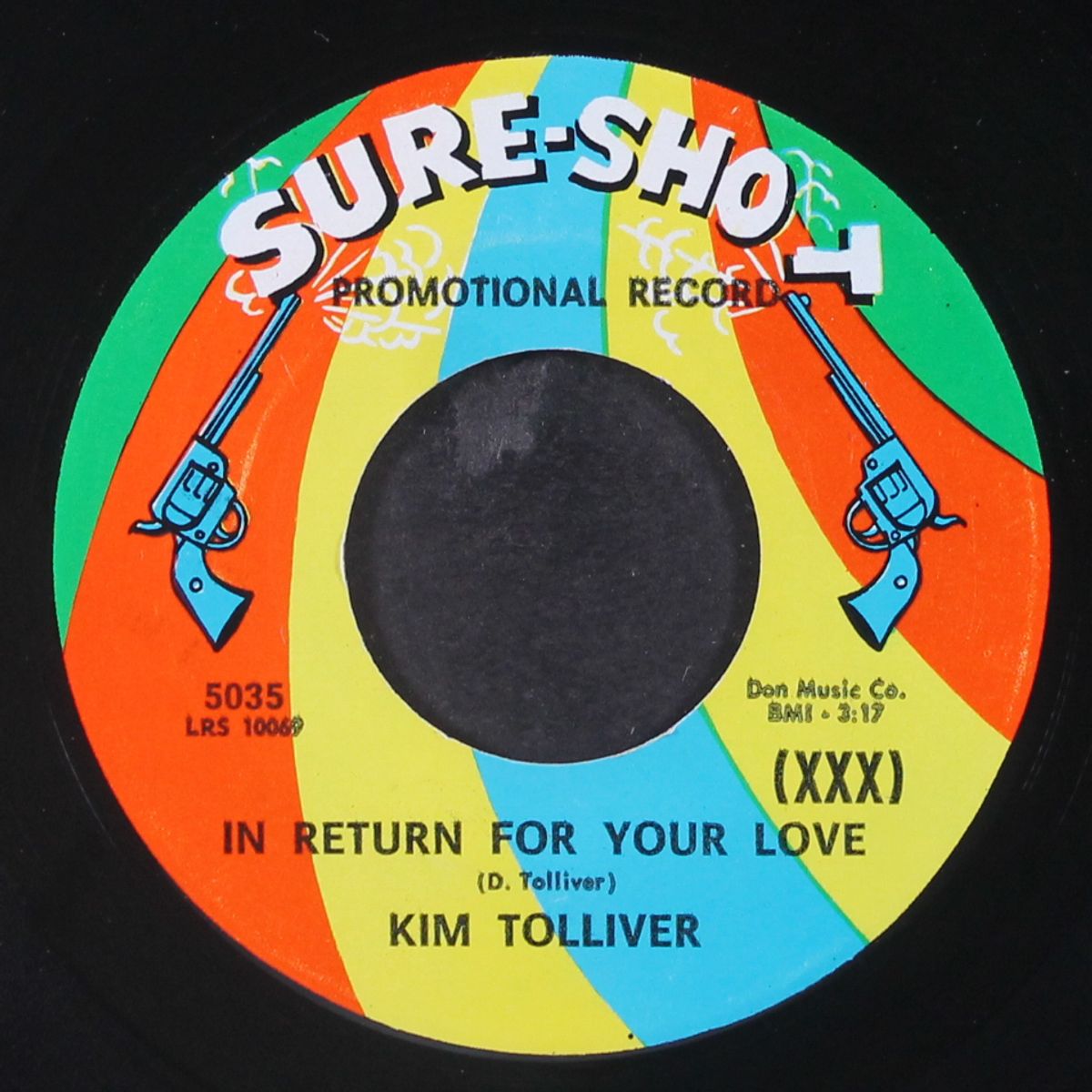 in return for your love / get a little soul by KIM TOLLIVER
