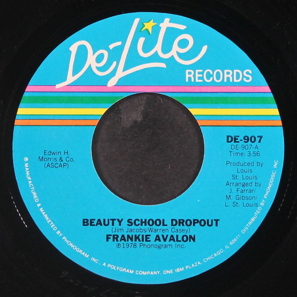 beauty school dropout / midnight lady by FRANKIE AVALON
