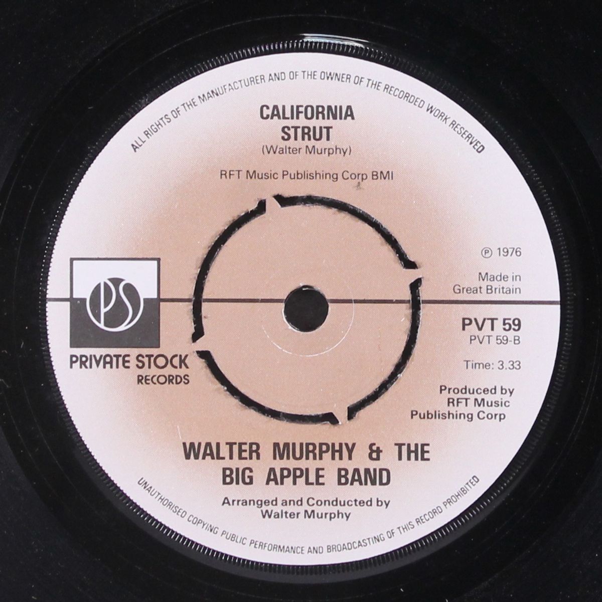 a fifth of beethoven / california strut by WALTER MURPHY & BIG APPLE BAND