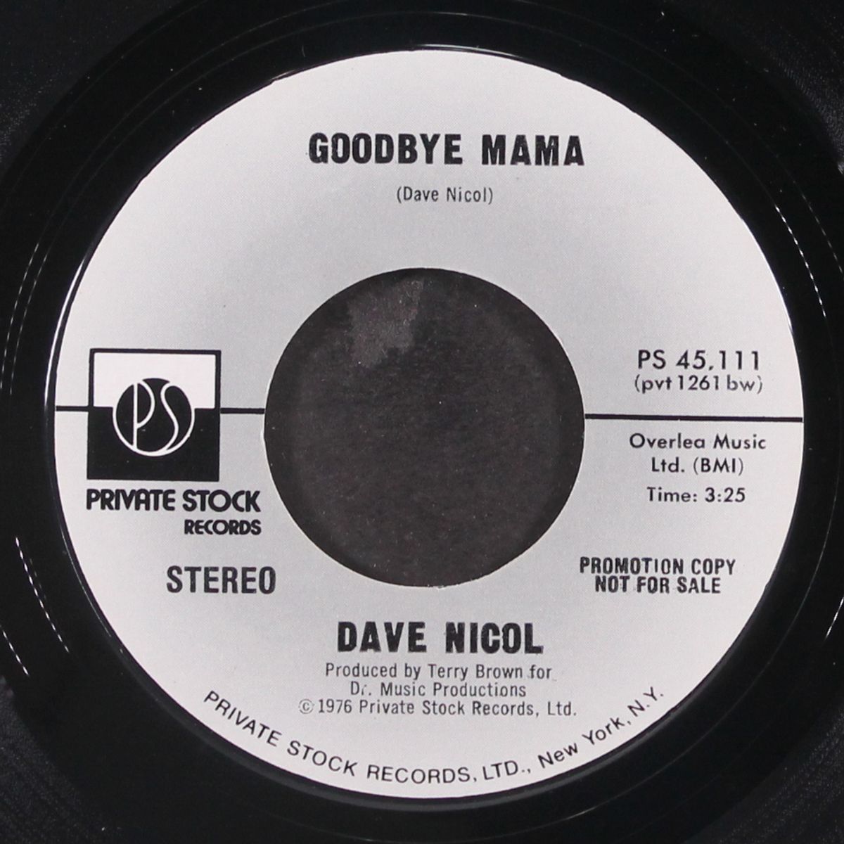 goodbye mama by DAVE NICOL