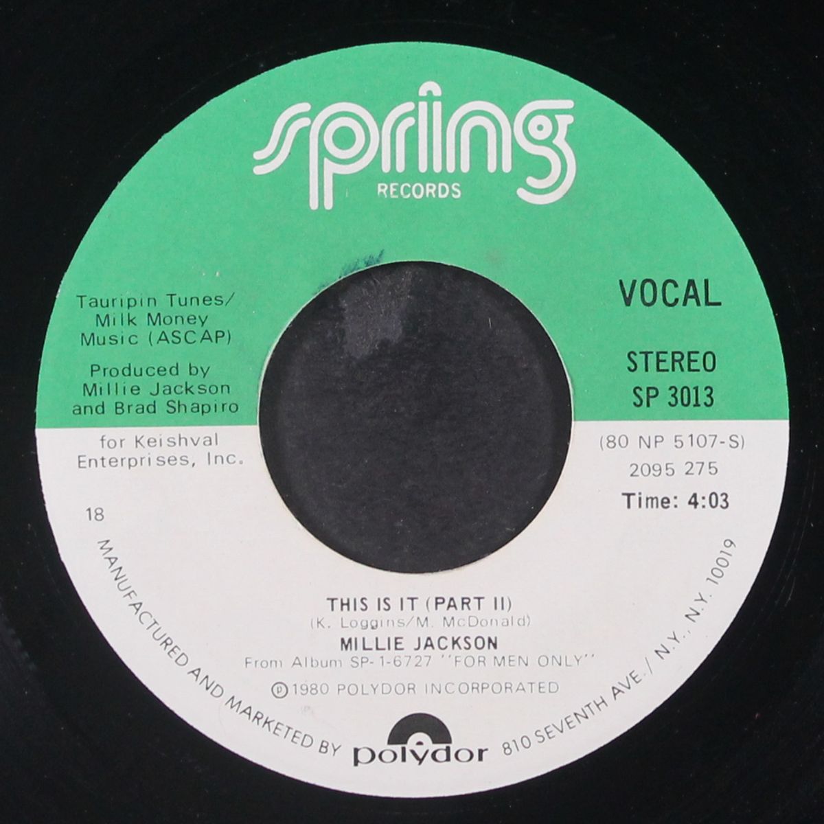 this is it / part 2 by MILLIE JACKSON