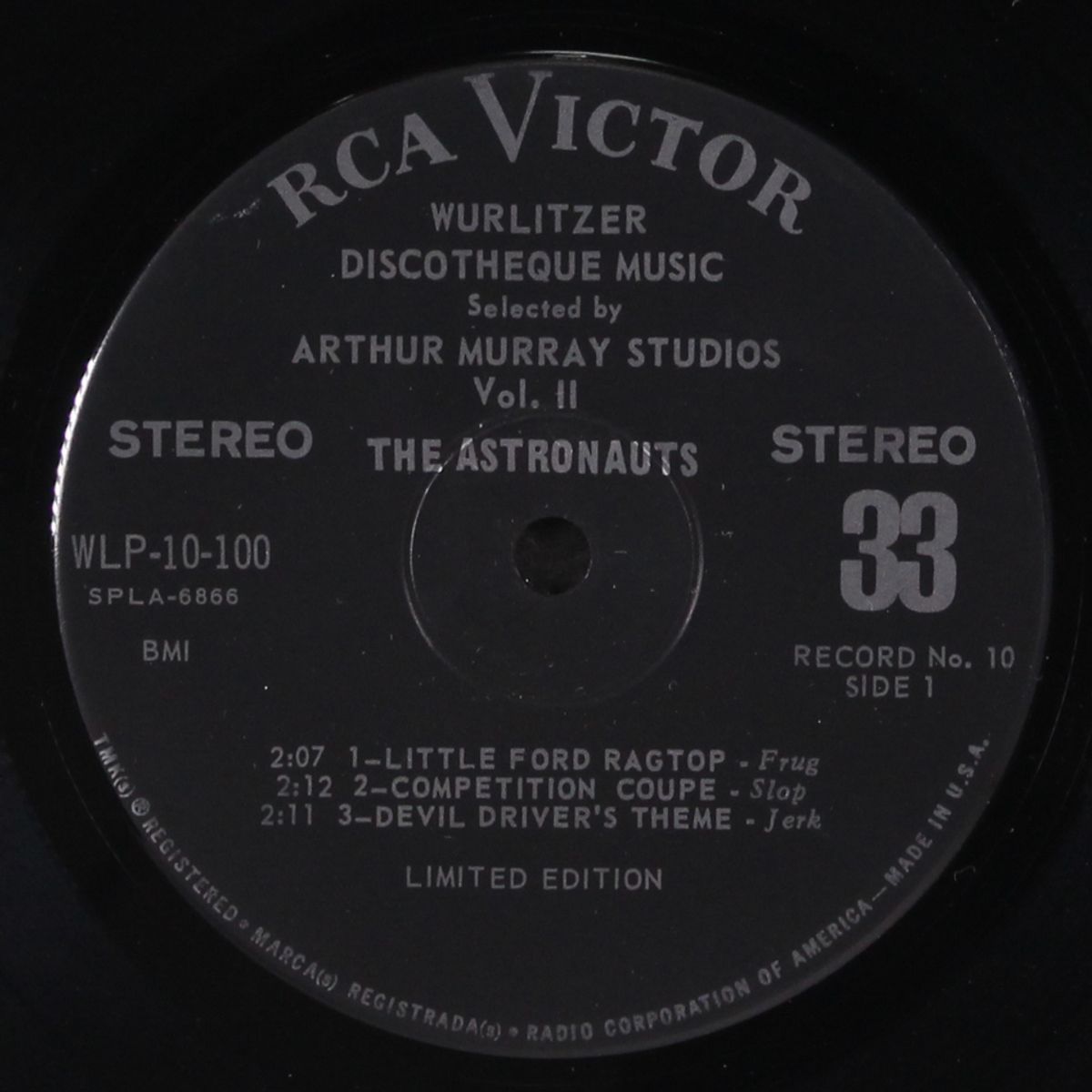 wurlitzer discotheque music selected by arthur murray studios vol. ii by ASTRONAUTS