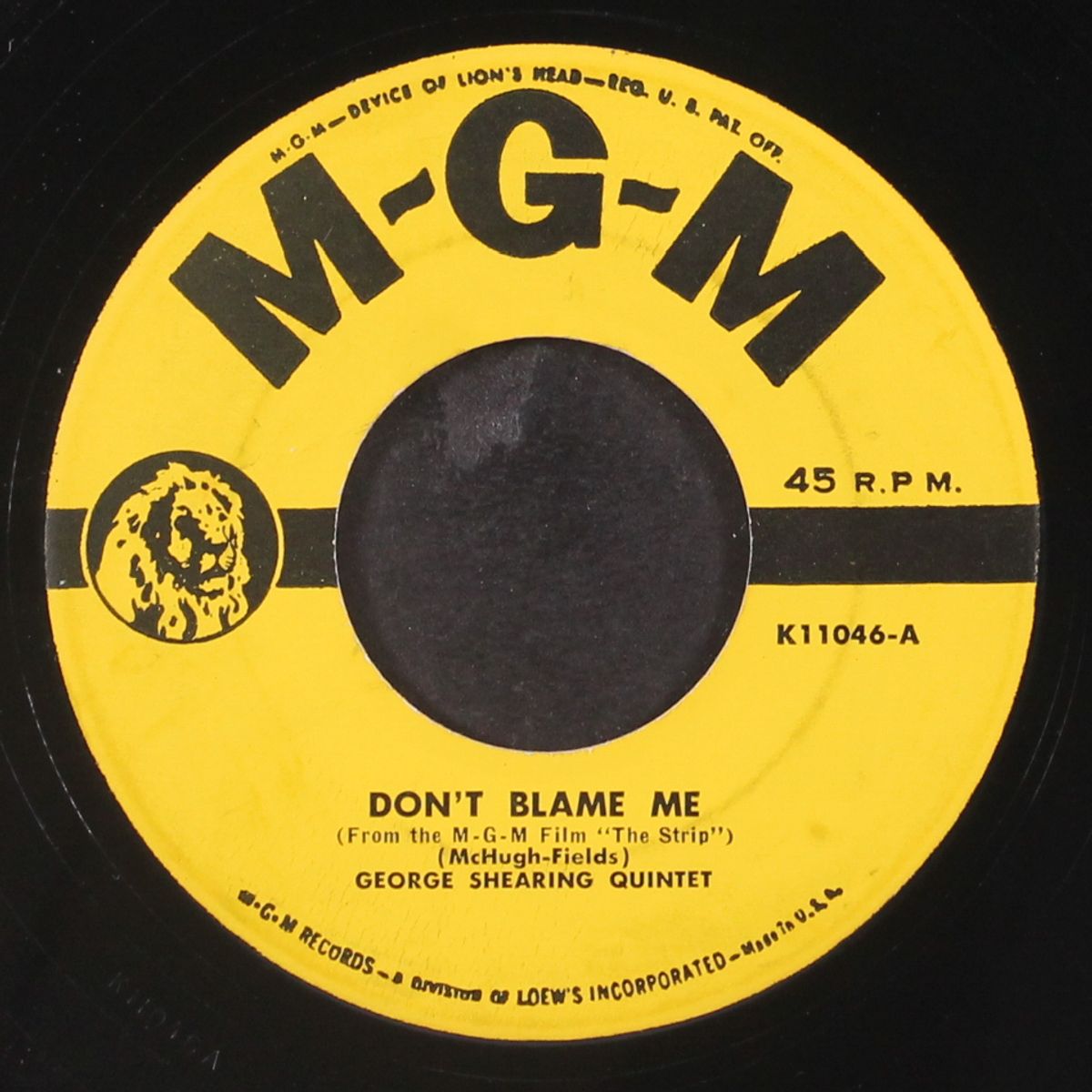 brain wave / don't blame me by GEORGE SHEARING