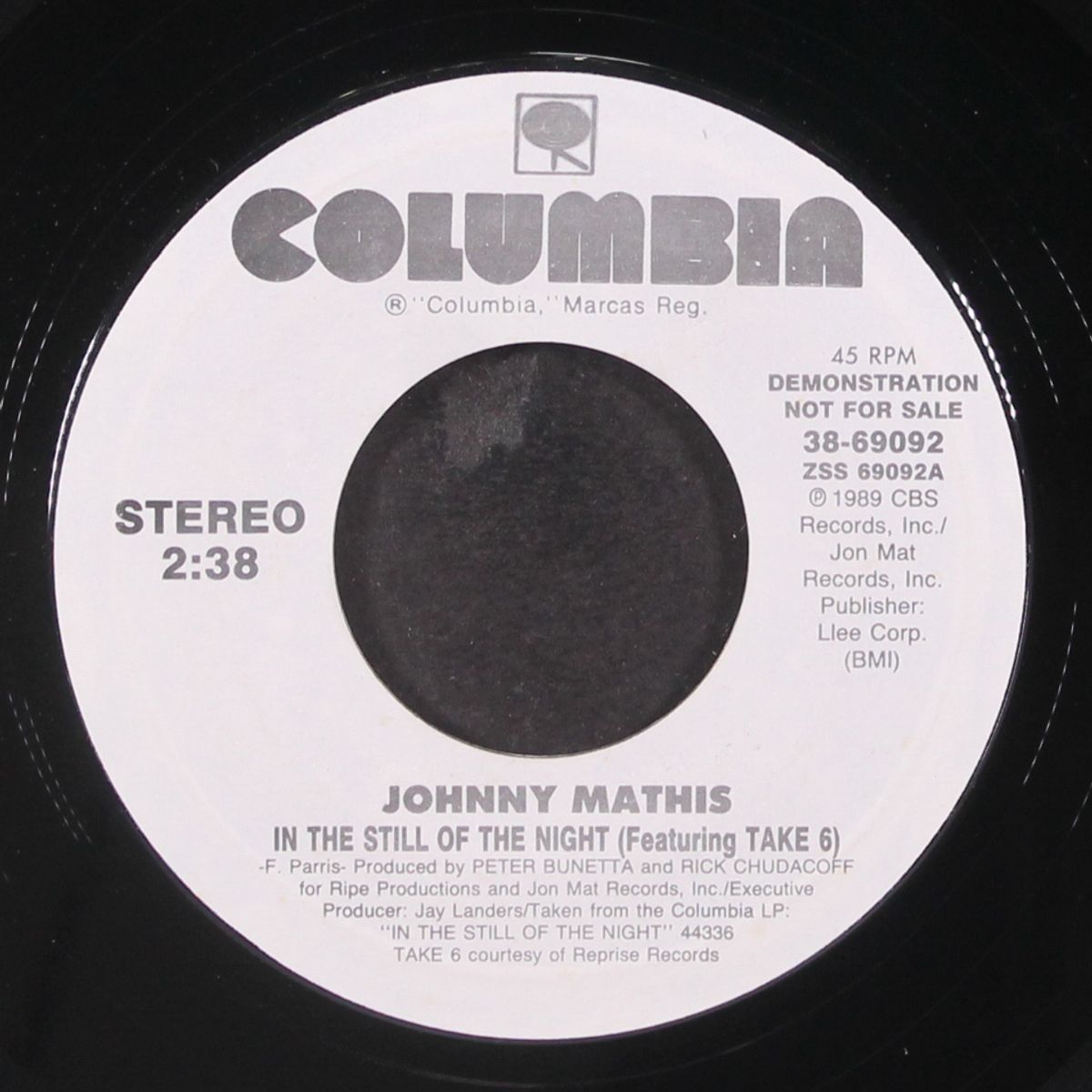 in the still of the night by JOHNNY MATHIS