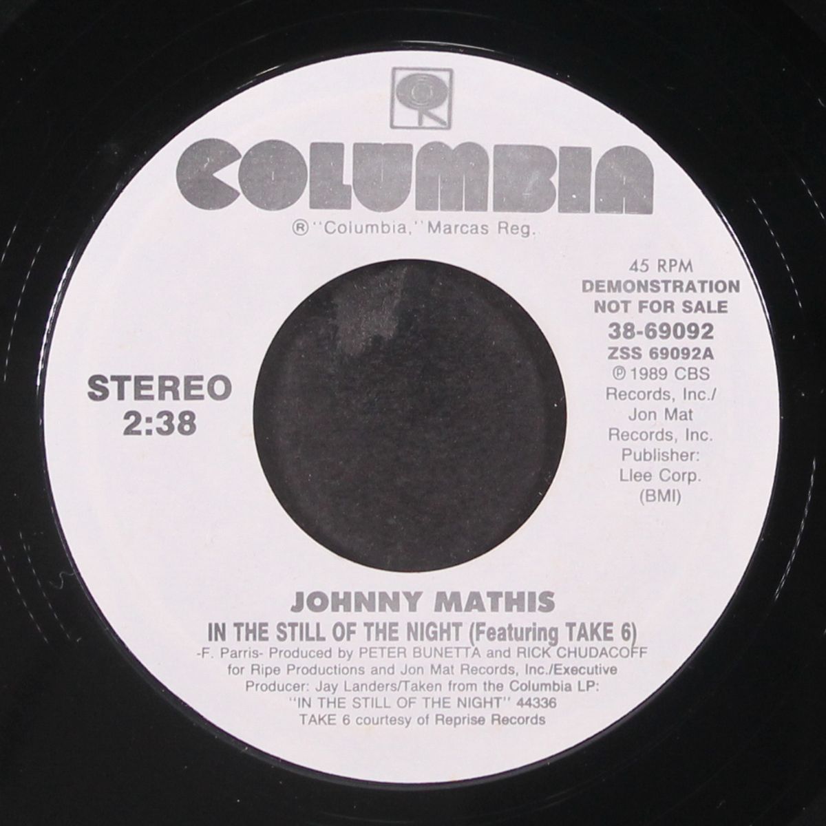in the still of the night by JOHNNY MATHIS