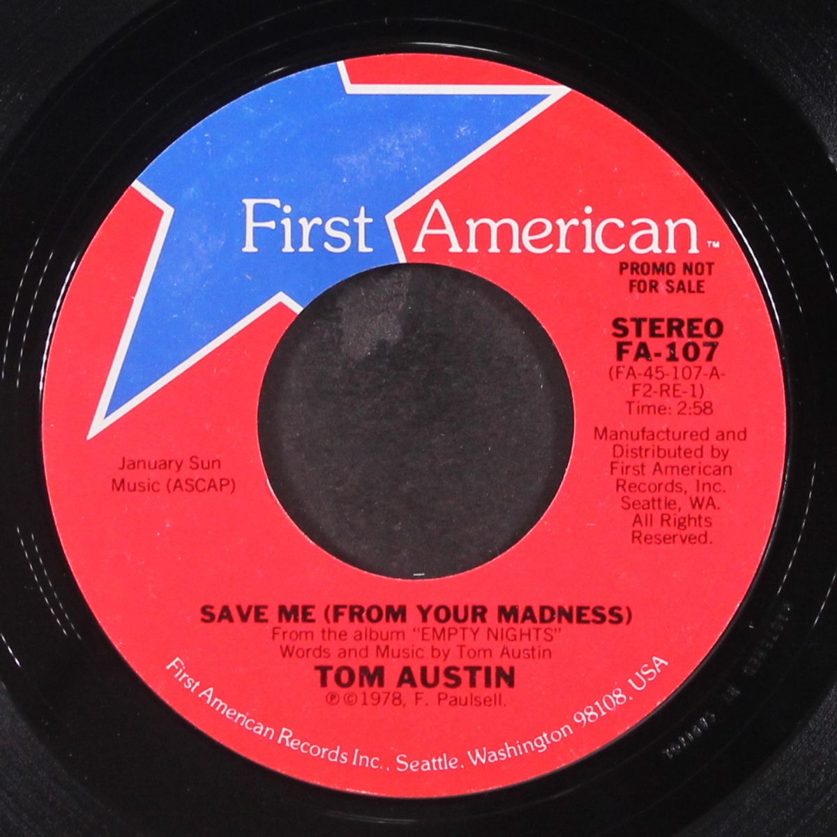 save me / old man by TOM AUSTIN