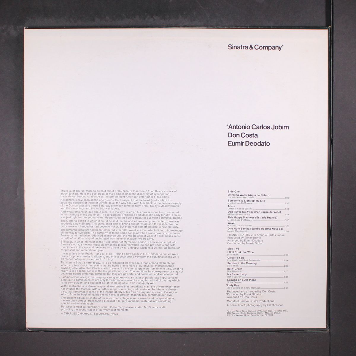 sinatra & company by FRANK SINATRA