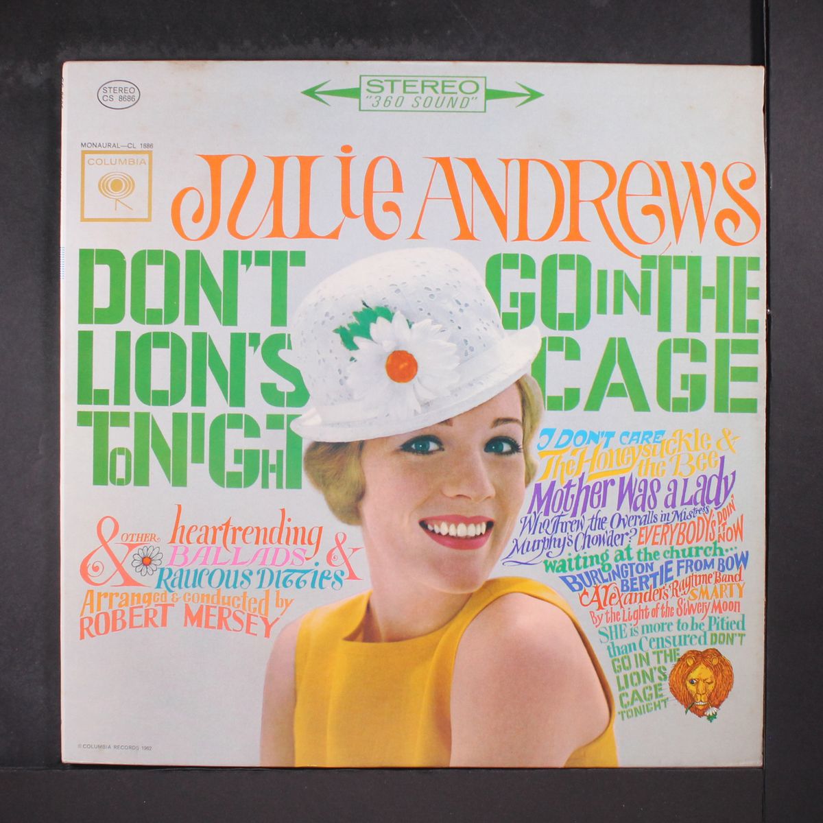 don't go in the lion's cage tonight by JULIE ANDREWS