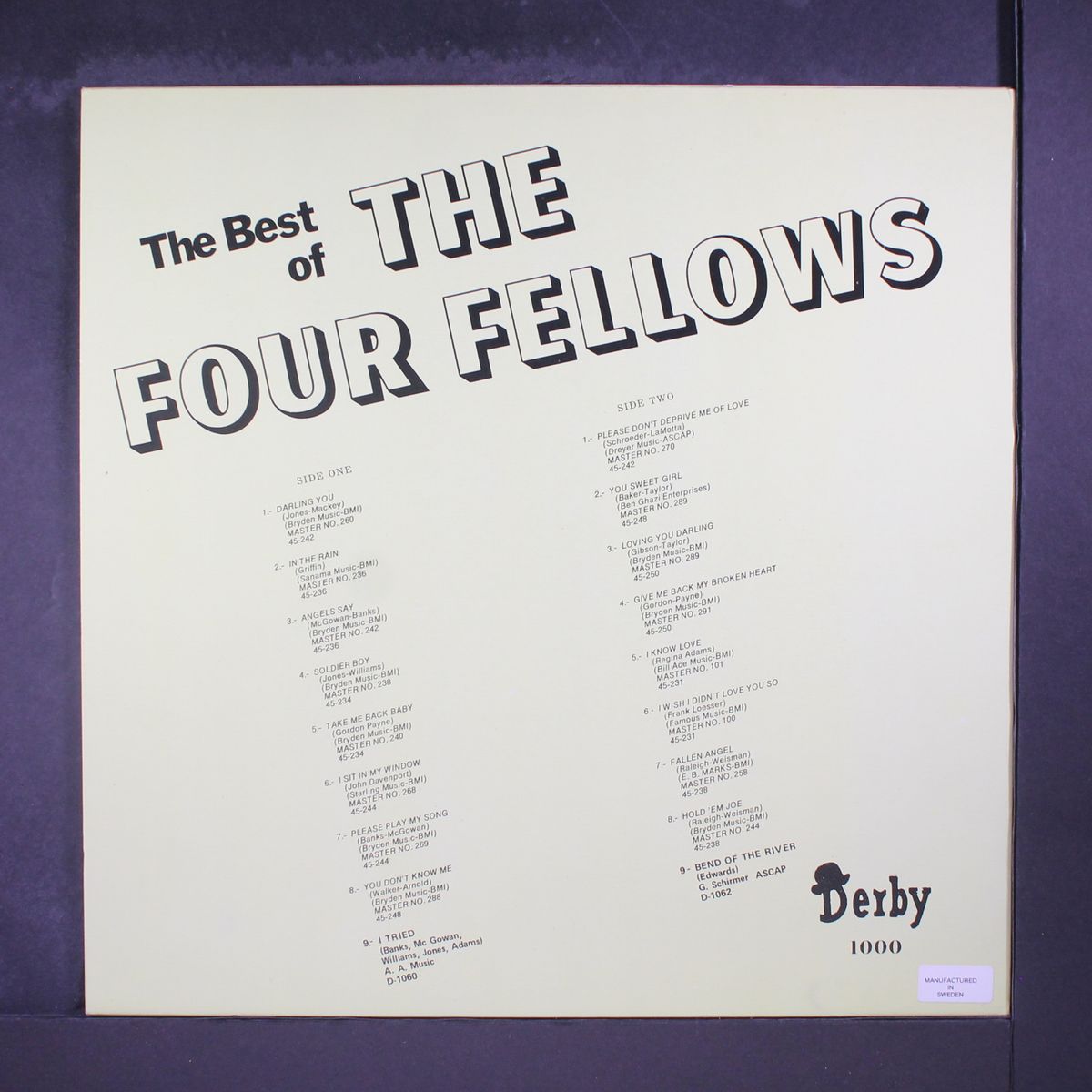 four fellows by FOUR FELLOWS