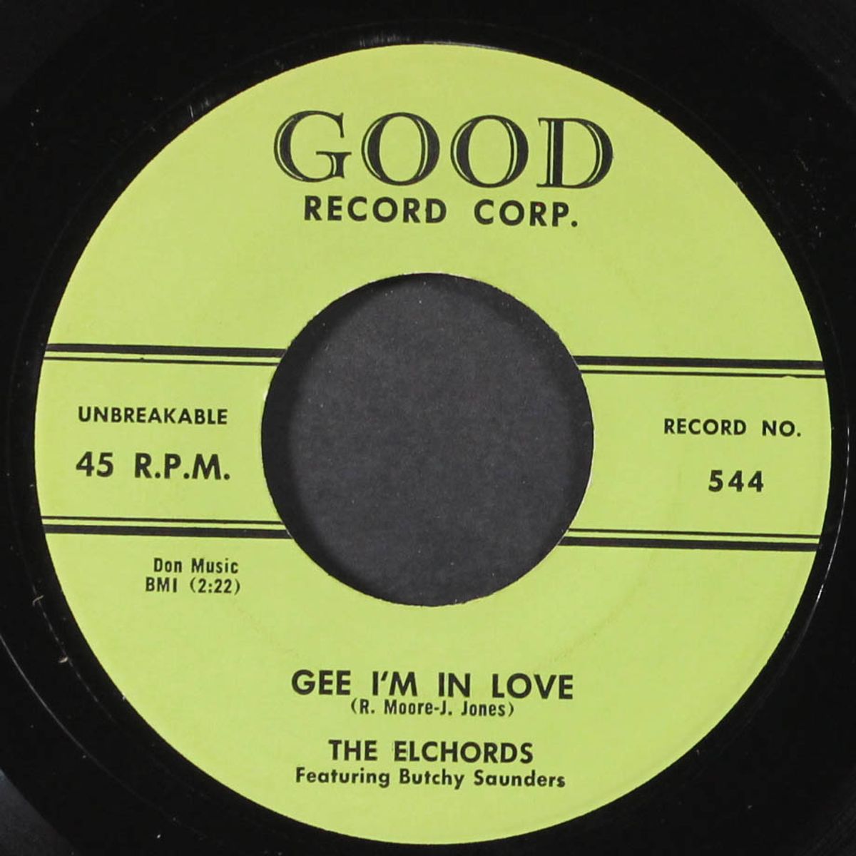 gee i'm in love / peppermint stick by ELCHORDS