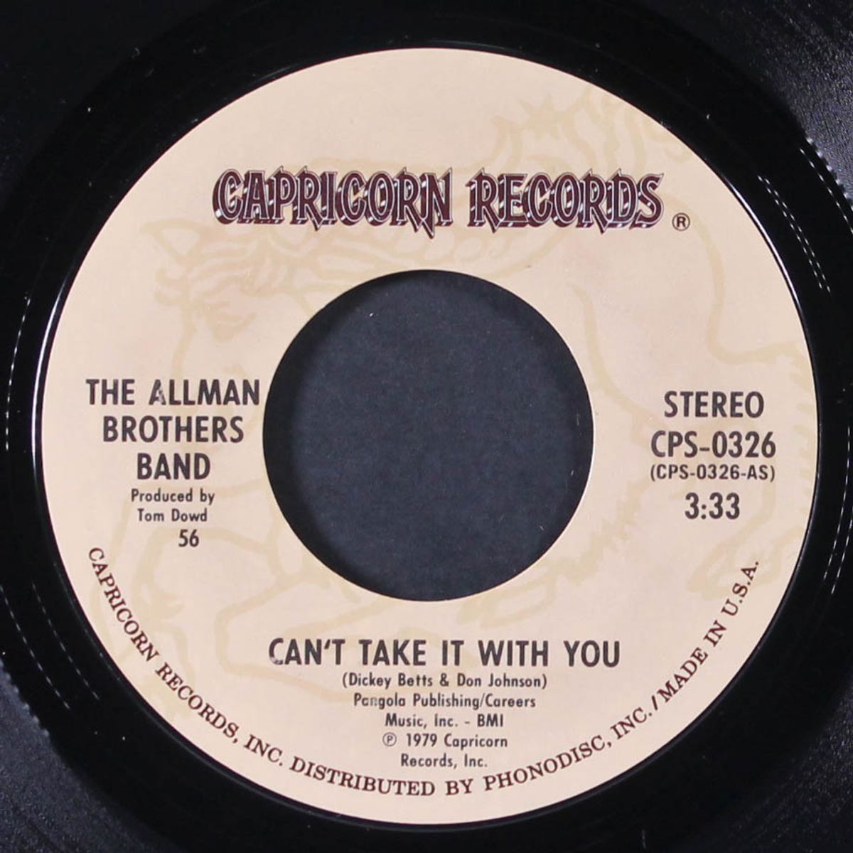 can't take it with you / sail away by ALLMAN BROTHERS BAND