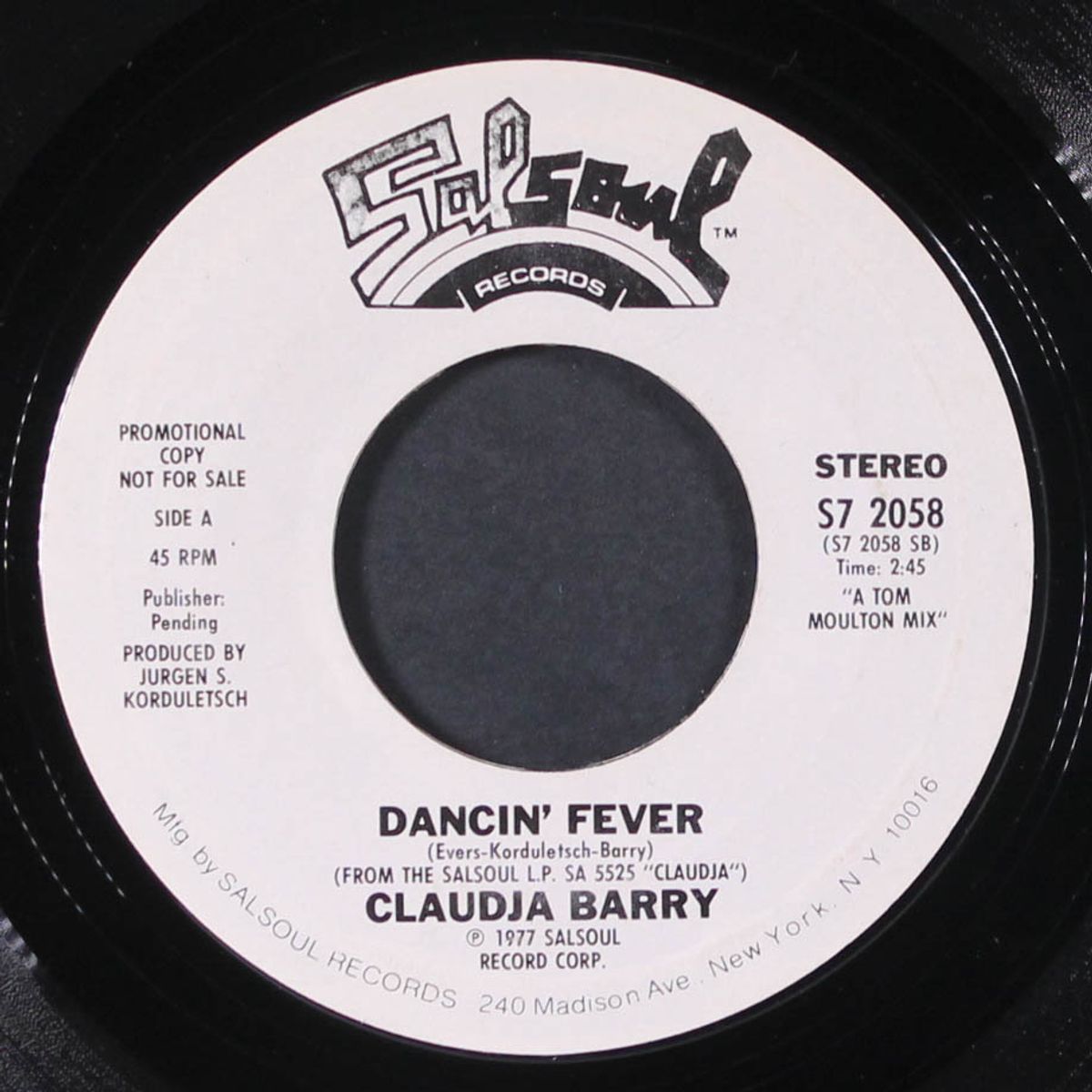 dancin' fever / mono by CLAUDJA BARRY