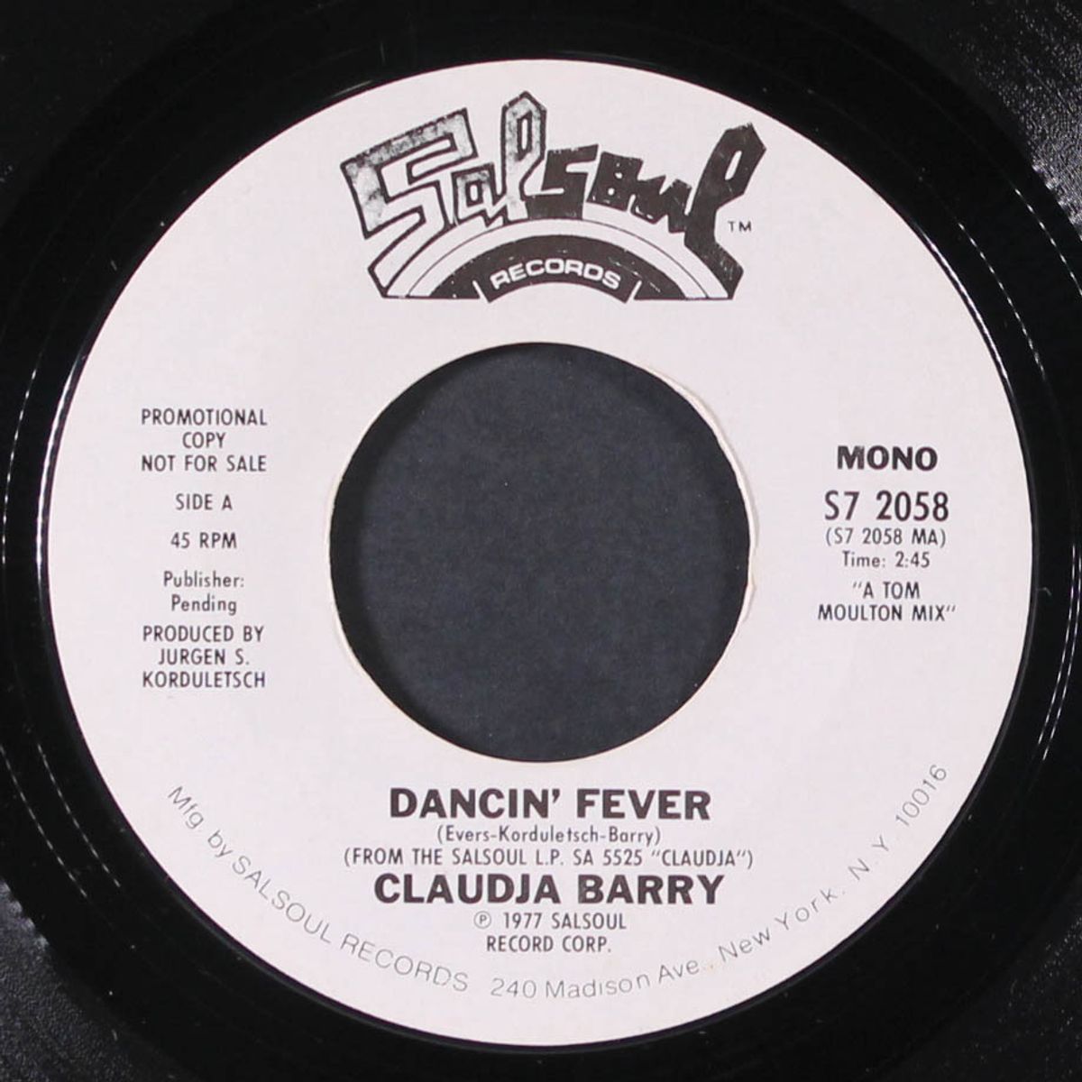 dancin' fever / mono by CLAUDJA BARRY
