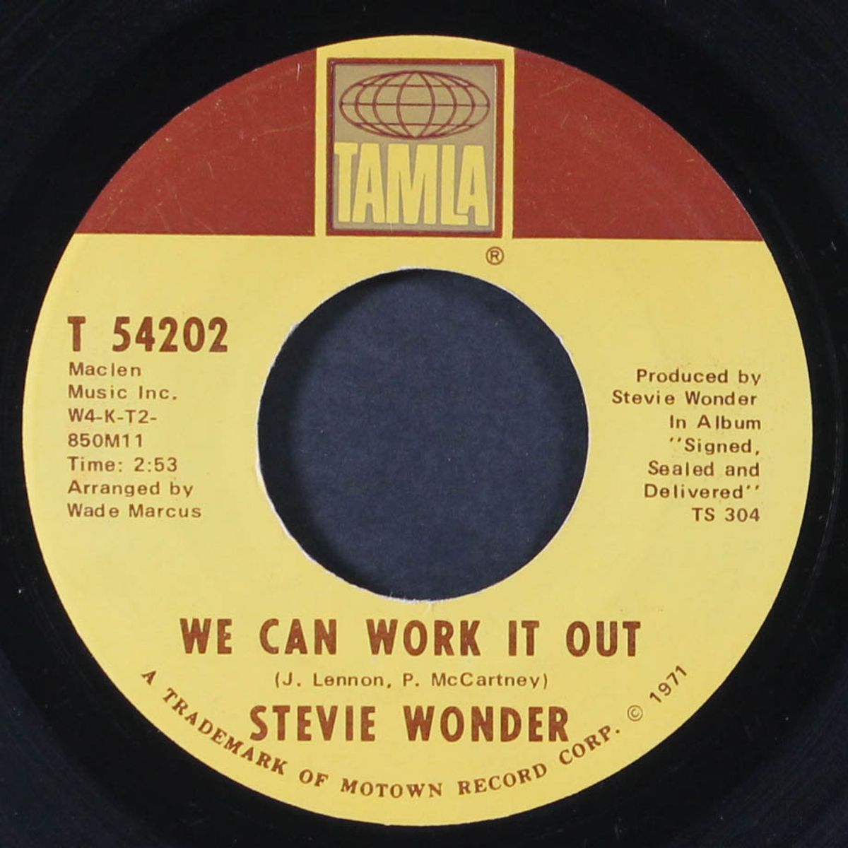 we can work it out / never dreamed you'd leave in summer by STEVIE WONDER