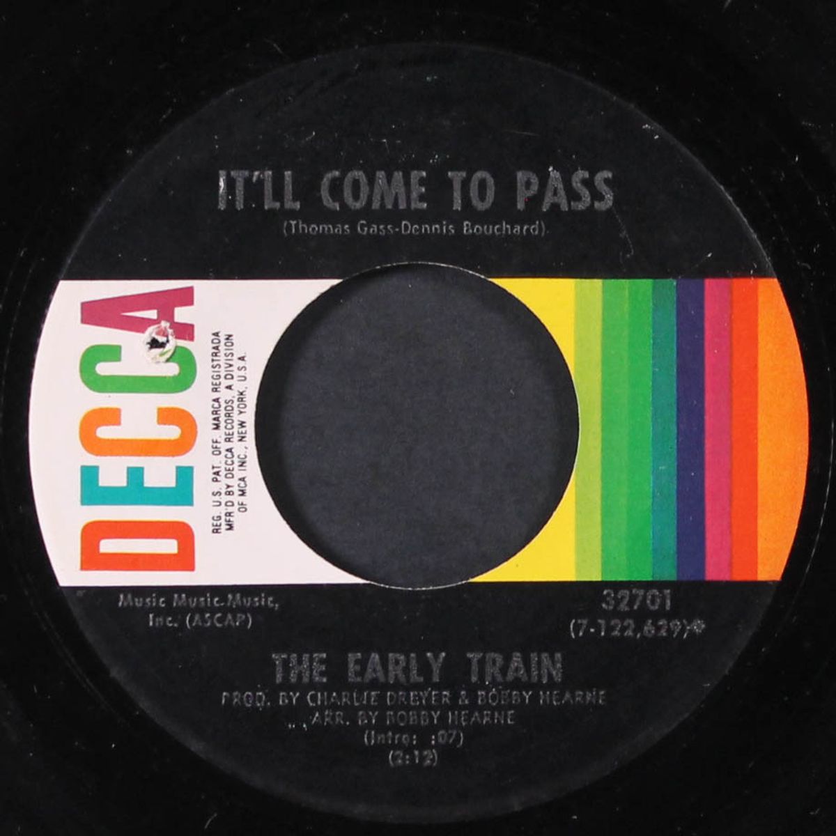 it'll come to pass / tomorrow never comes by EARLY TRAIN